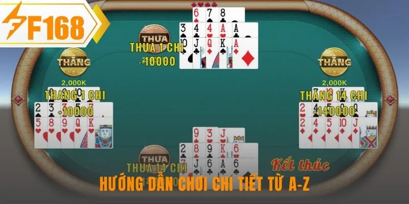 Luật chơi mậu binh yêu cầu xếp 13 lá thành 3 chi giảm dần