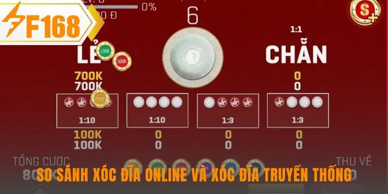 So sánh xóc đĩa làm nổi bật ưu điểm của hình thức trực tuyến